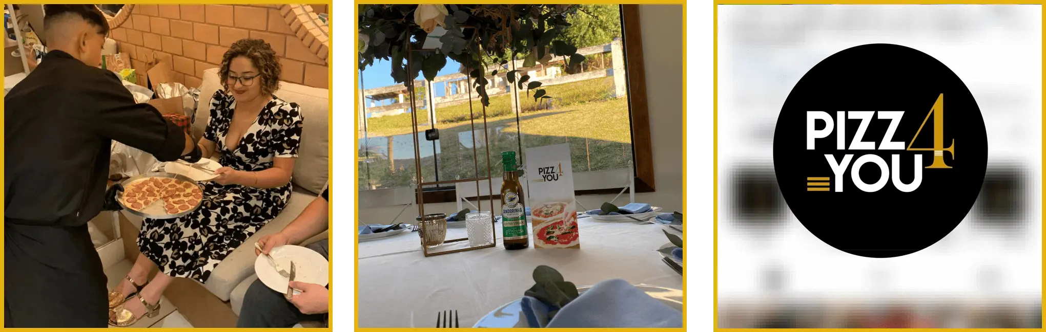 Pedaço de Pizza para Eventos